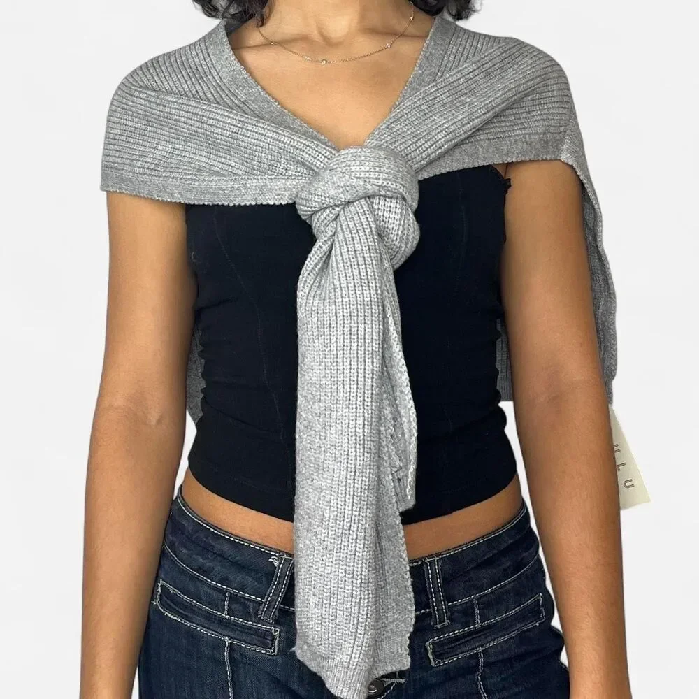 Lulus Women's Grey Scarf-wraps